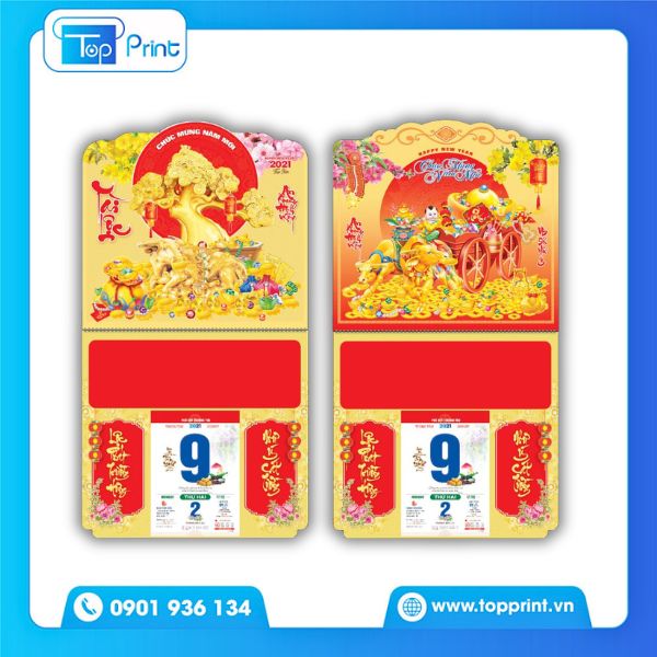 Mẫu lịch l&ograve; xo giữa gi&aacute; rẻ