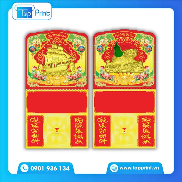 Mẫu lịch l&ograve; xo giữa chủ đề Tết Việt