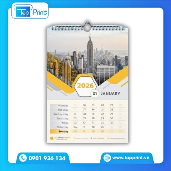 Mẫu In Lịch Quảng Cáo Giá Rẻ Theo Yêu Cầu