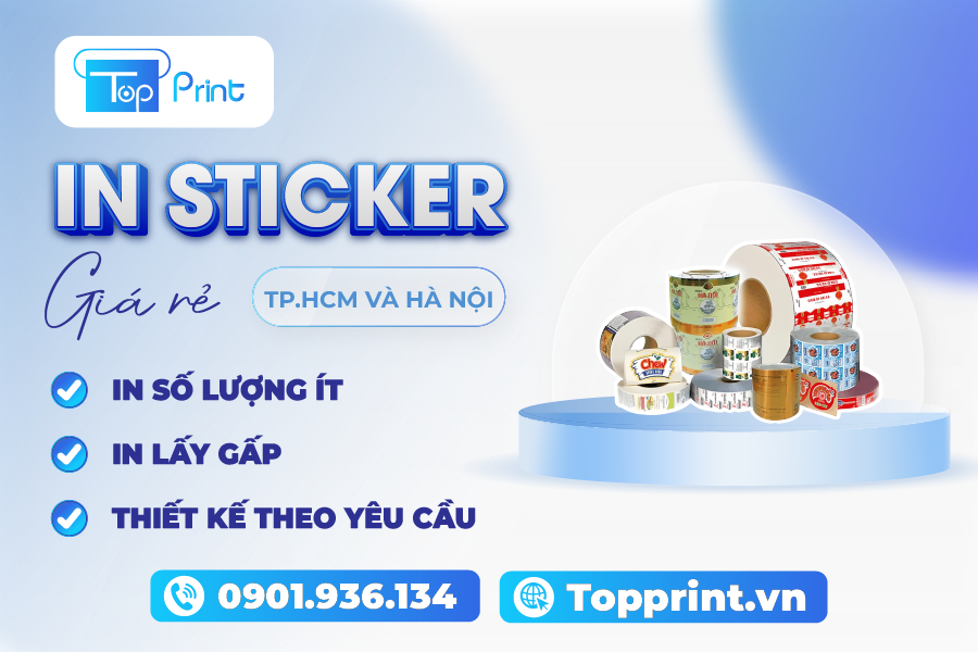 Xưởng In Sticker Giá Rẻ Tại Hà Nội Và TPHCM Giao Hàng Nhanh
