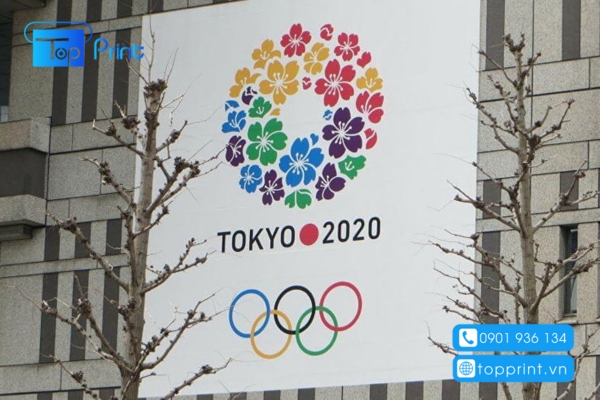 Mẫu logo hình tròn thế vận hội TOKYO 2020