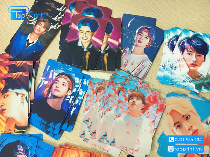 Các mẫu thẻ nhựa nhóm nhạc BTS