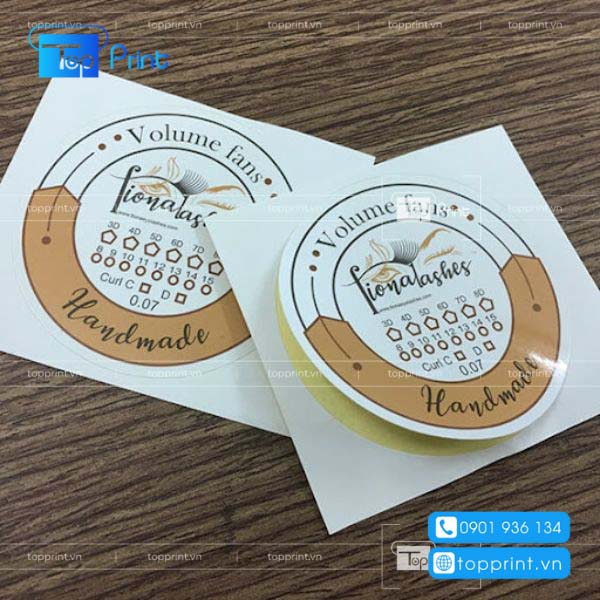 Mẫu sticker tem nhãn giá rẻ tại Hưng Yên