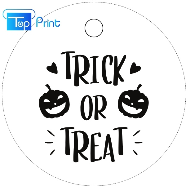 Mẫu sticker cute không màu sự kiện halloween
