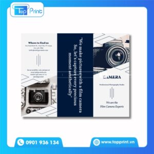 Brochure camera phong cách hiện đại